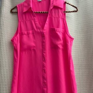 Express hot pink, Portifino shirt. Size S